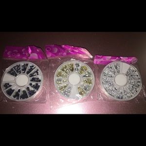 Unique mixed gemstone set